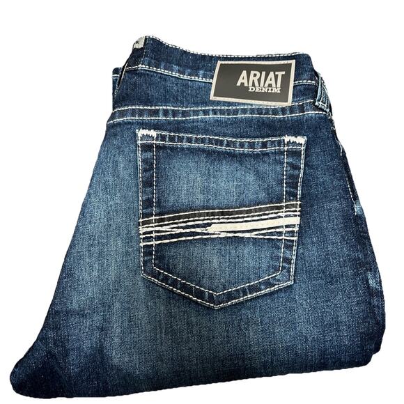 Ariat M8 Modern Jason Straight Slim Leg Men’s Jeans 34x32 New No Tags 10061740 - Picture 1 of 9
